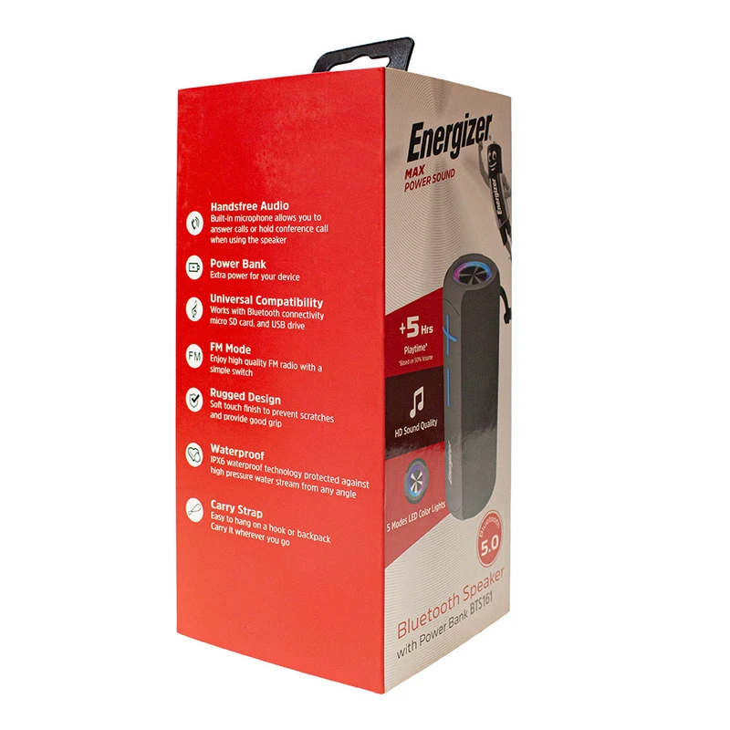 اسپیکر بلوتوثی انرجایزر مدل BTS161 - تصویر 7