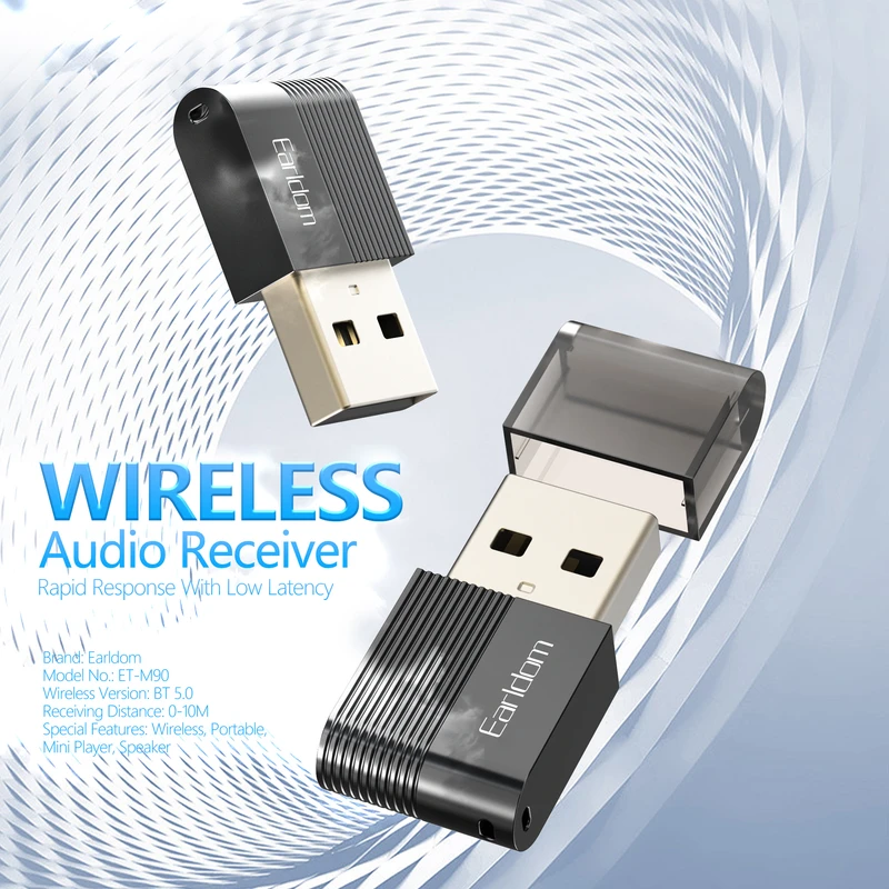 دانگل بلوتوث ارلدام مدل ET-M90 - تصویر 3
