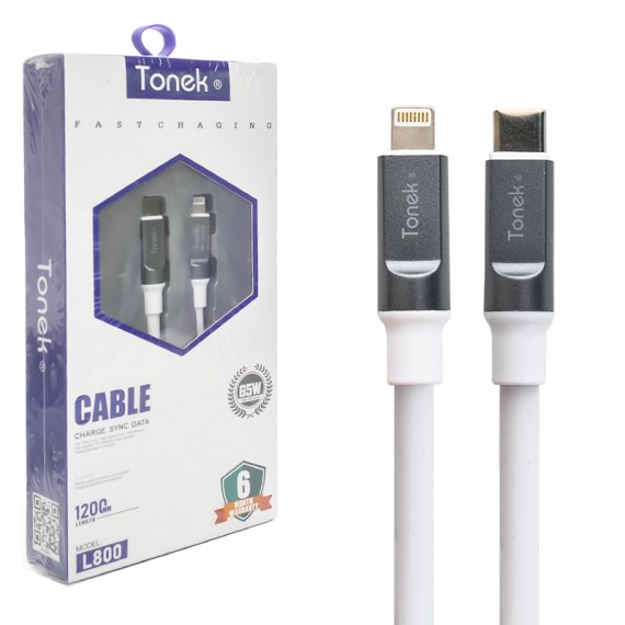 کابل تونک USB-C به لایتنینگ مدل L800